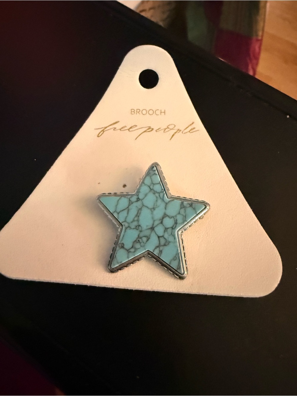 Free People Turquoise Star Pin
